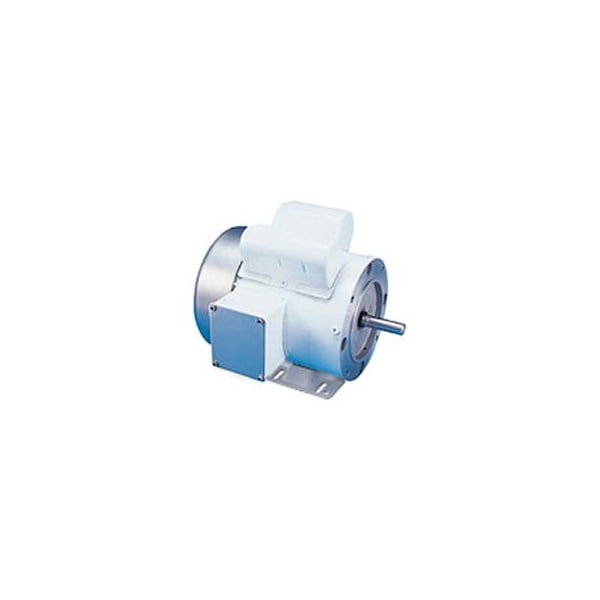 Leeson Motors Motor Washdown Motor-1/2HP, 115/208-230V, 3450RPM, TEFC, RIGID C, 1.15 SF, 63 Eff. 113581 - main